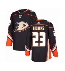 Youth Adidas Anaheim Ducks #23 Brian Gibbons Premier Black Home NHL Jersey Youth Adidas Anaheim Ducks #23 Brian Gibbons Premier Black Home NHL Jersey