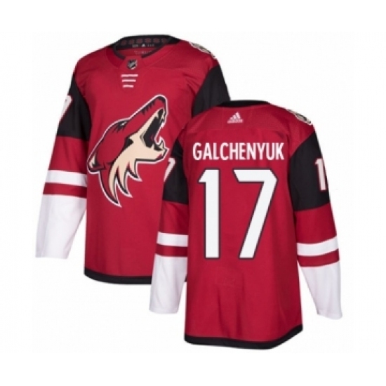 Youth Adidas Arizona Coyotes #17 Alex Galchenyuk Premier Burgundy Red Home NHL Jersey Youth Adidas Arizona Coyotes #17 Alex Galchenyuk Premier Burgundy Red Home NHL Jersey