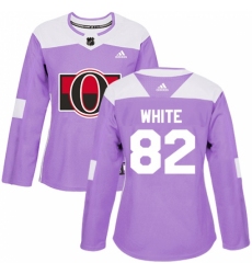Women's Adidas Ottawa Senators #82 Colin White Authentic Purple Fights Cancer Practice NHL Jersey Women's Adidas Ottawa Senators #82 Colin White Authentic Purple Fights Cancer Practice NHL Jersey