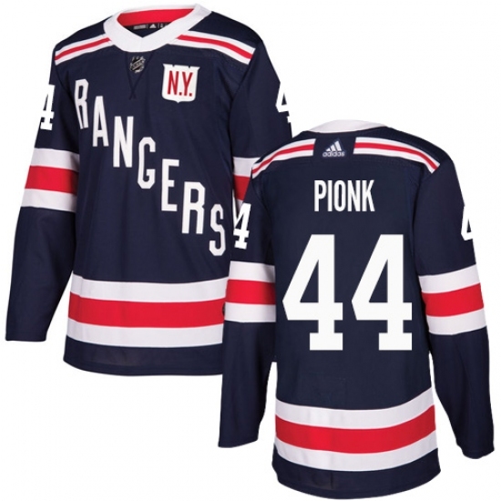 Men's Adidas New York Rangers #44 Neal Pionk Navy Blue Authentic 2018 Winter Classic Stitched NHL Jersey Men's Adidas New York Rangers #44 Neal Pionk Navy Blue Authentic 2018 Winter Classic Stitched NHL Jersey