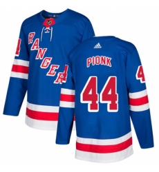 Men's Adidas New York Rangers #44 Neal Pionk Royal Blue Home Authentic Stitched NHL Jersey Men's Adidas New York Rangers #44 Neal Pionk Royal Blue Home Authentic Stitched NHL Jersey
