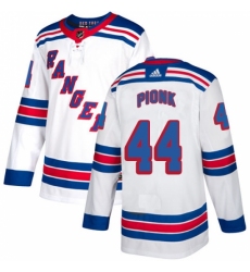 Men's Adidas New York Rangers #44 Neal Pionk White Road Authentic Stitched NHL Jersey Men's Adidas New York Rangers #44 Neal Pionk White Road Authentic Stitched NHL Jersey