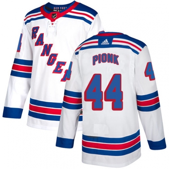 Men's Adidas New York Rangers #44 Neal Pionk White Road Authentic Stitched NHL Jersey Men's Adidas New York Rangers #44 Neal Pionk White Road Authentic Stitched NHL Jersey