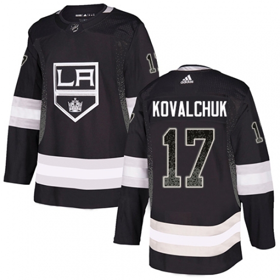 Men's Adidas Los Angeles Kings #17 Ilya Kovalchuk Black Home Authentic Drift Fashion Stitched NHL Jersey Men's Adidas Los Angeles Kings #17 Ilya Kovalchuk Black Home Authentic Drift Fashion Stitched NHL Jersey