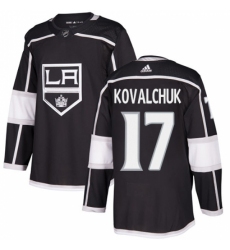 Men's Adidas Los Angeles Kings #17 Ilya Kovalchuk Black Home Authentic Stitched NHL Jersey Men's Adidas Los Angeles Kings #17 Ilya Kovalchuk Black Home Authentic Stitched NHL Jersey