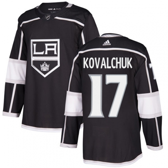 Men's Adidas Los Angeles Kings #17 Ilya Kovalchuk Black Home Authentic Stitched NHL Jersey Men's Adidas Los Angeles Kings #17 Ilya Kovalchuk Black Home Authentic Stitched NHL Jersey