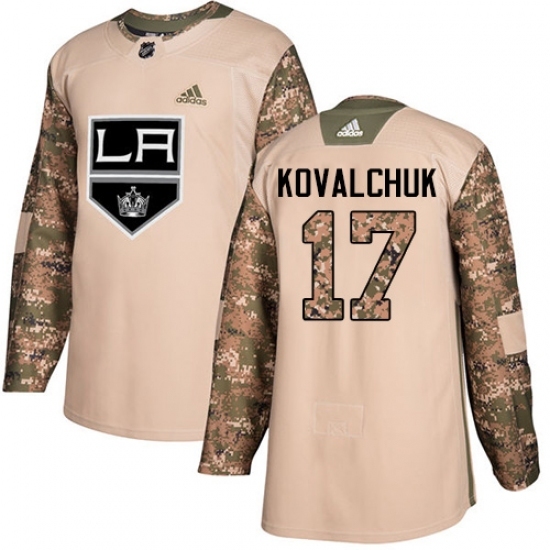 Men's Adidas Los Angeles Kings #17 Ilya Kovalchuk Camo Authentic 2017 Veterans Day Stitched NHL Jersey Men's Adidas Los Angeles Kings #17 Ilya Kovalchuk Camo Authentic 2017 Veterans Day Stitched NHL Jersey