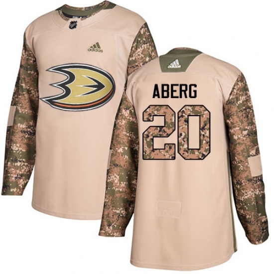 Men's Adidas Anaheim Ducks #20 Pontus Aberg Camo Authentic 2017 Veterans Day Stitched NHL Jersey Men's Adidas Anaheim Ducks #20 Pontus Aberg Camo Authentic 2017 Veterans Day Stitched NHL Jersey