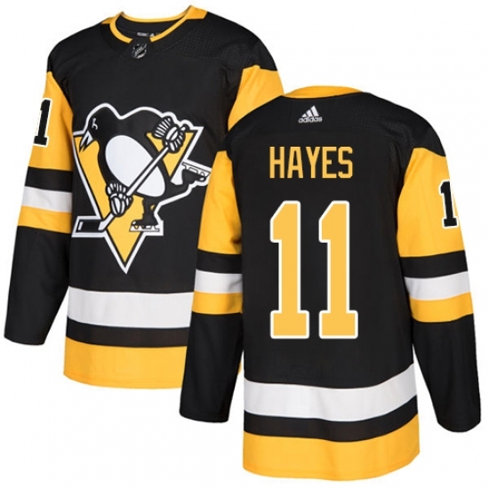 Youth Adidas Pittsburgh Penguins #11 Jimmy Hayes Authentic Black Home NHL Jersey Youth Adidas Pittsburgh Penguins #11 Jimmy Hayes Authentic Black Home NHL Jersey
