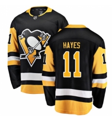 Youth Pittsburgh Penguins #11 Jimmy Hayes Authentic Black Home Fanatics Branded Breakaway NHL Jersey Youth Pittsburgh Penguins #11 Jimmy Hayes Authentic Black Home Fanatics Branded Breakaway NHL Jersey