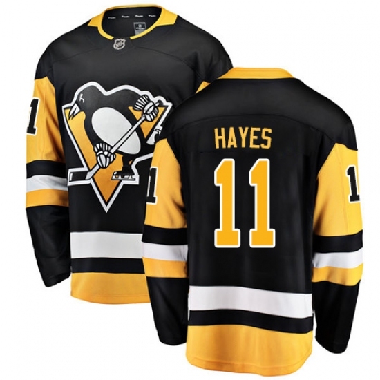 Youth Pittsburgh Penguins #11 Jimmy Hayes Authentic Black Home Fanatics Branded Breakaway NHL Jersey Youth Pittsburgh Penguins #11 Jimmy Hayes Authentic Black Home Fanatics Branded Breakaway NHL Jersey