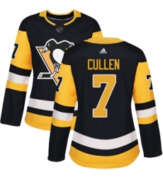 Women's Adidas Pittsburgh Penguins #7 Matt Cullen Authentic Black Home NHL Jersey Women's Adidas Pittsburgh Penguins #7 Matt Cullen Authentic Black Home NHL Jersey