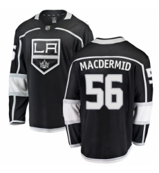 Men's Los Angeles Kings #56 Kurtis MacDermid Authentic Black Home Fanatics Branded Breakaway NHL Jersey