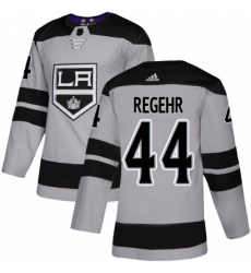 Men's Adidas Los Angeles Kings #44 Robyn Regehr Premier Gray Alternate NHL Jersey