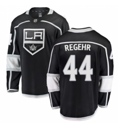 Youth Los Angeles Kings #44 Robyn Regehr Authentic Black Home Fanatics Branded Breakaway NHL Jersey