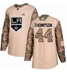 Men's Adidas Los Angeles Kings #44 Nate Thompson Authentic Camo Veterans Day Practice NHL Jersey Men's Adidas Los Angeles Kings #44 Nate Thompson Authentic Camo Veterans Day Practice NHL Jersey
