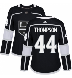 Women's Adidas Los Angeles Kings #44 Nate Thompson Authentic Black Home NHL Jersey Women's Adidas Los Angeles Kings #44 Nate Thompson Authentic Black Home NHL Jersey
