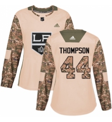 Women's Adidas Los Angeles Kings #44 Nate Thompson Authentic Camo Veterans Day Practice NHL Jersey Women's Adidas Los Angeles Kings #44 Nate Thompson Authentic Camo Veterans Day Practice NHL Jersey