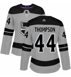 Women's Adidas Los Angeles Kings #44 Nate Thompson Authentic Gray Alternate NHL Jersey Women's Adidas Los Angeles Kings #44 Nate Thompson Authentic Gray Alternate NHL Jersey