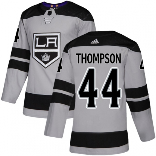 Youth Adidas Los Angeles Kings #44 Nate Thompson Authentic Gray Alternate NHL Jersey Youth Adidas Los Angeles Kings #44 Nate Thompson Authentic Gray Alternate NHL Jersey