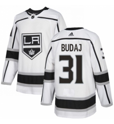 Youth Adidas Los Angeles Kings #31 Peter Budaj Authentic White Away NHL Jersey Youth Adidas Los Angeles Kings #31 Peter Budaj Authentic White Away NHL Jersey