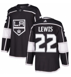 Men's Adidas Los Angeles Kings #22 Trevor Lewis Premier Black Home NHL Jersey