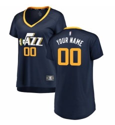 Women's Utah Jazz Fanatics Branded Navy Fast Break Custom Jersey - Icon Edition