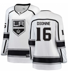 Women's Los Angeles Kings #16 Marcel Dionne Authentic White Away Fanatics Branded Breakaway NHL Jersey