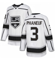 Youth Adidas Los Angeles Kings #3 Dion Phaneuf Authentic White Away NHL Jersey Youth Adidas Los Angeles Kings #3 Dion Phaneuf Authentic White Away NHL Jersey
