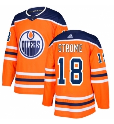 Youth Adidas Edmonton Oilers #18 Ryan Strome Authentic Orange Home NHL Jersey