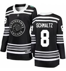 Women's Chicago Blackhawks #8 Nick Schmaltz Black 2019 Winter Classic Fanatics Branded Breakaway NHL Jersey