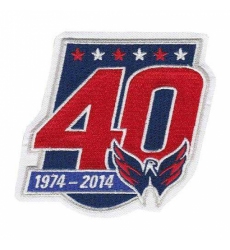 Stitched 2014-15 Washington Capitals 40th Team Anniversary Jersey Patch Stitched 2014-15 Washington Capitals 40th Team Anniversary Jersey Patch