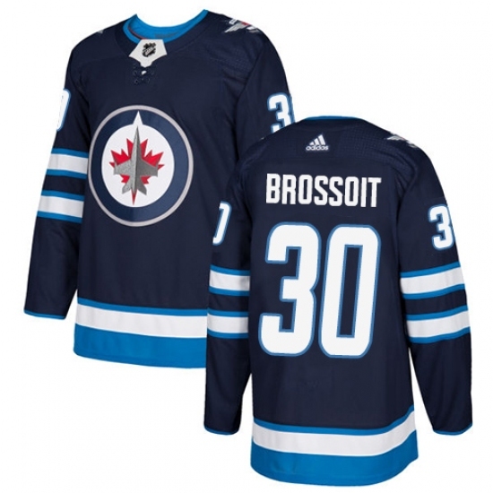 Youth Adidas Winnipeg Jets #30 Laurent Brossoit Authentic Navy Blue Home NHL Jersey Youth Adidas Winnipeg Jets #30 Laurent Brossoit Authentic Navy Blue Home NHL Jersey