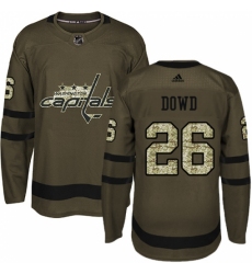 Men's Adidas Washington Capitals #26 Nic Dowd Premier Green Salute to Service NHL Jersey Men's Adidas Washington Capitals #26 Nic Dowd Premier Green Salute to Service NHL Jersey