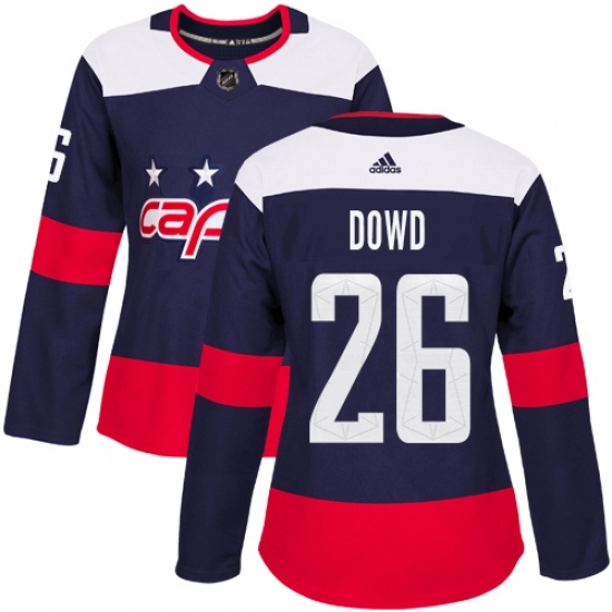 Women's Adidas Washington Capitals #26 Nic Dowd Authentic Navy Blue 2018 Stadium Series NHL Jersey Women's Adidas Washington Capitals #26 Nic Dowd Authentic Navy Blue 2018 Stadium Series NHL Jersey