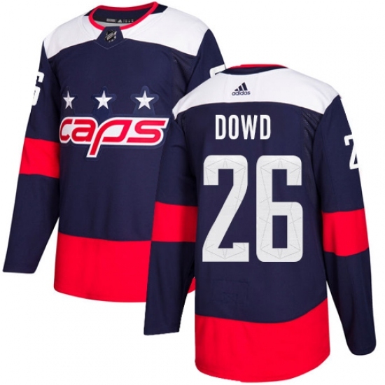Youth Adidas Washington Capitals #26 Nic Dowd Authentic Navy Blue 2018 Stadium Series NHL Jersey Youth Adidas Washington Capitals #26 Nic Dowd Authentic Navy Blue 2018 Stadium Series NHL Jersey