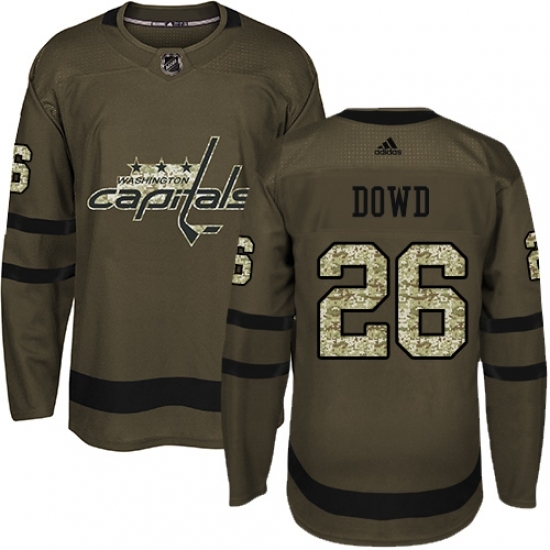 Youth Adidas Washington Capitals #26 Nic Dowd Premier Green Salute to Service NHL Jersey Youth Adidas Washington Capitals #26 Nic Dowd Premier Green Salute to Service NHL Jersey