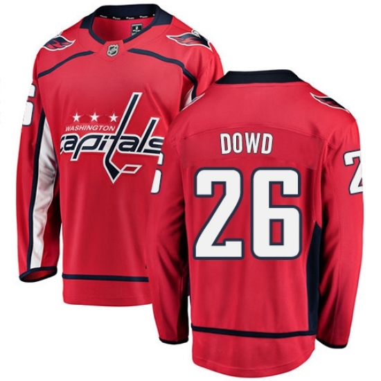 Youth Washington Capitals #26 Nic Dowd Fanatics Branded Red Home Breakaway NHL Jersey Youth Washington Capitals #26 Nic Dowd Fanatics Branded Red Home Breakaway NHL Jersey