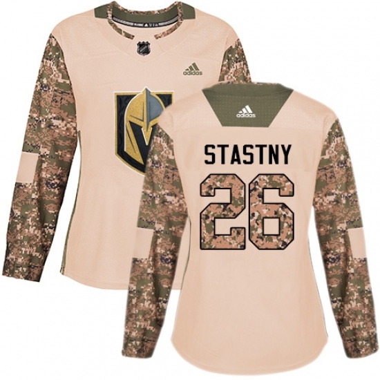 Women's Adidas Vegas Golden Knights #26 Paul Stastny Authentic Camo Veterans Day Practice NHL Jersey Women's Adidas Vegas Golden Knights #26 Paul Stastny Authentic Camo Veterans Day Practice NHL Jersey