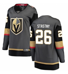 Women's Vegas Golden Knights #26 Paul Stastny Authentic Black Home Fanatics Branded Breakaway NHL Jersey Women's Vegas Golden Knights #26 Paul Stastny Authentic Black Home Fanatics Branded Breakaway NHL Jersey