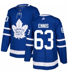 Youth Adidas Toronto Maple Leafs #63 Tyler Ennis Authentic Royal Blue Home NHL Jersey