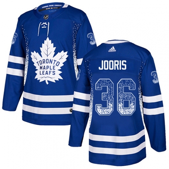 Men's Adidas Toronto Maple Leafs #36 Josh Jooris Authentic Blue Drift Fashion NHL Jersey Men's Adidas Toronto Maple Leafs #36 Josh Jooris Authentic Blue Drift Fashion NHL Jersey