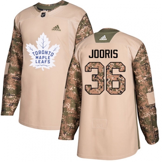 Men's Adidas Toronto Maple Leafs #36 Josh Jooris Authentic Camo Veterans Day Practice NHL Jersey Men's Adidas Toronto Maple Leafs #36 Josh Jooris Authentic Camo Veterans Day Practice NHL Jersey