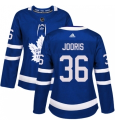 Women's Adidas Toronto Maple Leafs #36 Josh Jooris Authentic Royal Blue Home NHL Jersey Women's Adidas Toronto Maple Leafs #36 Josh Jooris Authentic Royal Blue Home NHL Jersey