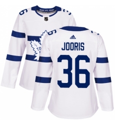Women's Adidas Toronto Maple Leafs #36 Josh Jooris Authentic White 2018 Stadium Series NHL Jersey Women's Adidas Toronto Maple Leafs #36 Josh Jooris Authentic White 2018 Stadium Series NHL Jersey