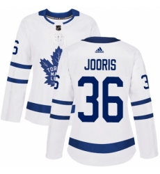 Women's Adidas Toronto Maple Leafs #36 Josh Jooris Authentic White Away NHL Jersey Women's Adidas Toronto Maple Leafs #36 Josh Jooris Authentic White Away NHL Jersey