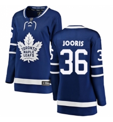 Women's Toronto Maple Leafs #36 Josh Jooris Authentic Royal Blue Home Fanatics Branded Breakaway NHL Jersey Women's Toronto Maple Leafs #36 Josh Jooris Authentic Royal Blue Home Fanatics Branded Breakaway NHL Jersey