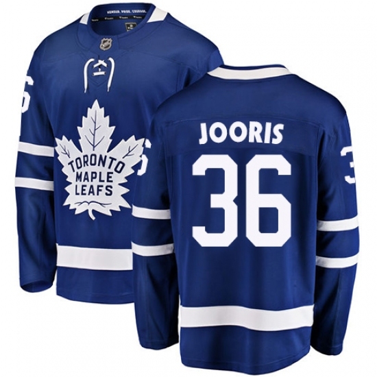 Youth Toronto Maple Leafs #36 Josh Jooris Authentic Royal Blue Home Fanatics Branded Breakaway NHL Jersey Youth Toronto Maple Leafs #36 Josh Jooris Authentic Royal Blue Home Fanatics Branded Breakaway NHL Jersey