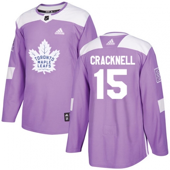 Youth Adidas Toronto Maple Leafs #15 Adam Cracknell Authentic Purple Fights Cancer Practice NHL Jersey Youth Adidas Toronto Maple Leafs #15 Adam Cracknell Authentic Purple Fights Cancer Practice NHL Jersey