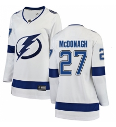 Women's Tampa Bay Lightning #27 Ryan McDonagh Fanatics Branded White Away Breakaway NHL Jersey